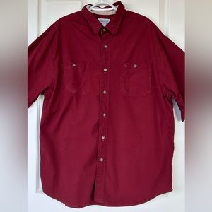 Carhartt Short-Sleeved Button Down‎ Size 2XL